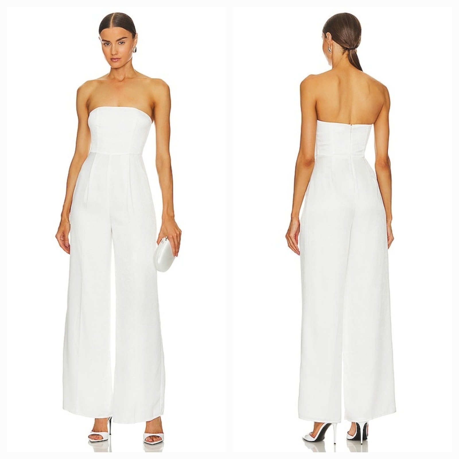 Lovers And Friends Cambri Jumpsuit In Ivory White Xxs